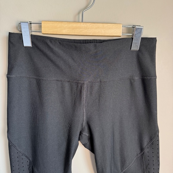 RBX Womens Pull On Pant Jogger Style Athletic Capri Leggings Vented Black Size M - Picture 4 of 15